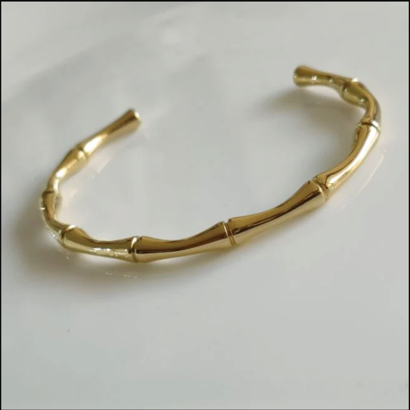 Chic Bamboo Cuff Bracelet
