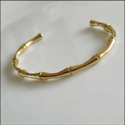 Chic Bamboo Cuff Bracelet